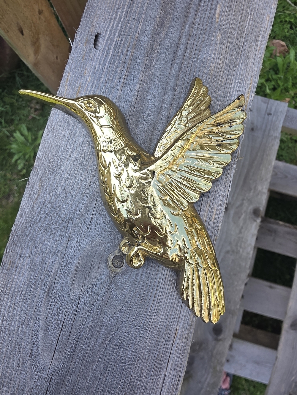 Home Interior Vintage Plastic Humming Bird Accent  Plaques USA Homco 1985 7669